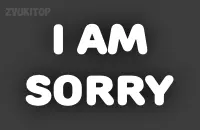 Звук "I am sorry"