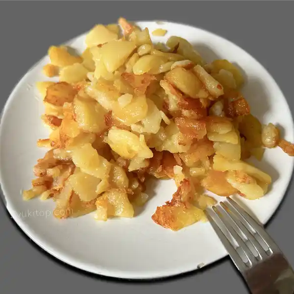 Звук жарки картошки